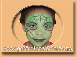 Green Witch Face Painting
